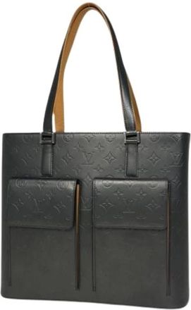 Louis Vuitton Pre-owned Tote Bags, female, Black, Size: ONE SIZE Pre-owned Vintage Monogram Mat Tote Bag