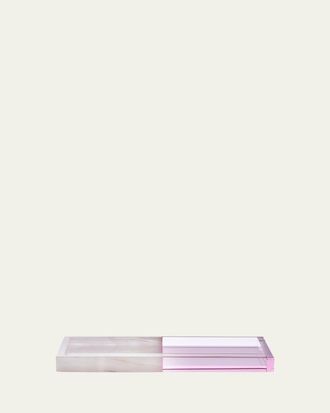 Reflections Copenhagen Mad Crystal and Onyx Tray, Small