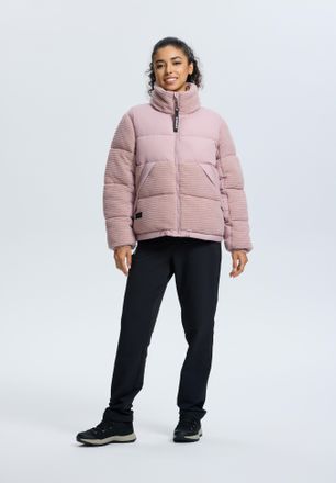 Icepeak Steppjacke ICEPEAK ICEPEAK AALAT, Damen, Gr. 36, lavender, Obermaterial: 100% Polyester, Jacken Steppjacke, mit verstellbarer, einrollbarer Kapuze, mi