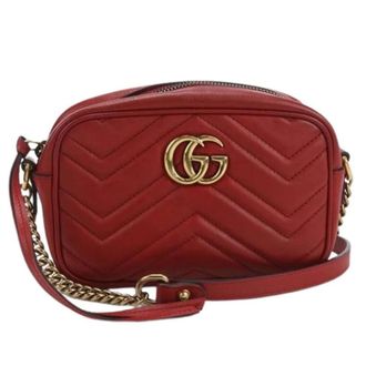 Gucci Pre-owned Cross Body Bags, female, Red, Size: ONE SIZE Pre-owned Vintage Shoulder Bag