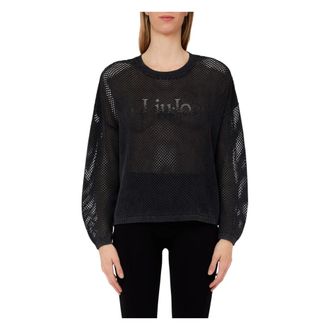 Liu Jo Dames, Sweatshirts & Hoodies, Zwart, Maat: S