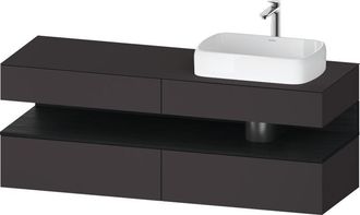 Duravit Qatego Consola Mueble Bajo Lavabo, 2 Extensiones, 2 - Duravit