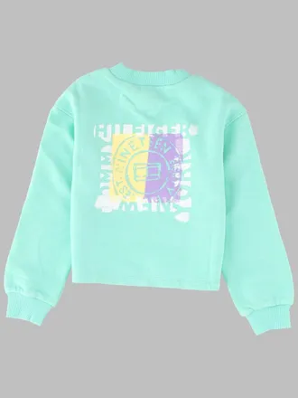 Tommy Hilfiger Organic Cotton Blend Crewneck Jumper - Green