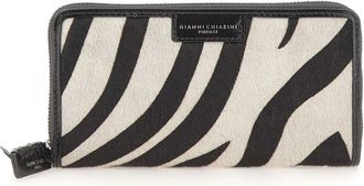 Gianni Chiarini Horsy Wallet - Dames - Portefeuilles - Veelkleurig - ONE Size - Leer - Accessoires