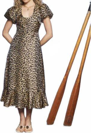 Sister Jane Brooke Midi Dress In Leopard