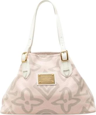 Louis Vuitton Pre-owned Tahitienne Cabas PM - Dames - Vintage Schoudertas - Roze - ONE Size - Leer - Vintage