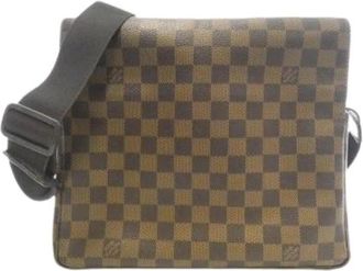 Louis Vuitton Pre-owned Damier Naviglio Schoudertas - Dames - Vintage Schoudertas - Bruin - ONE Size - Vintage