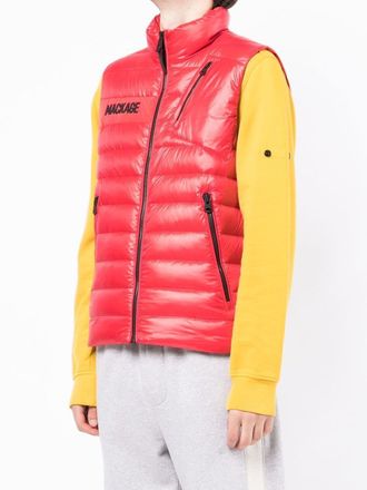 Mackage Mens Hardy Down Vest Jacket Red Clothing > Coats &