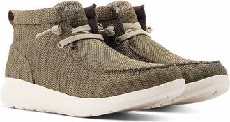 Ariat Mens Hilo Rodeo Shoes In Heathered Olive