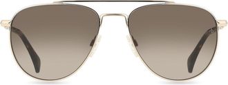 Rag & Bone RNB1044/G/S Asian Fit DM2/HA Womens Sunglasses Gold Size 55