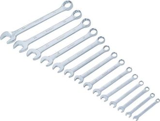 OEM Juego De Llaves Combinadas, M&eacute;tricas, 14 Piezas, De 6 A 26 Mm, Colores Surtidos