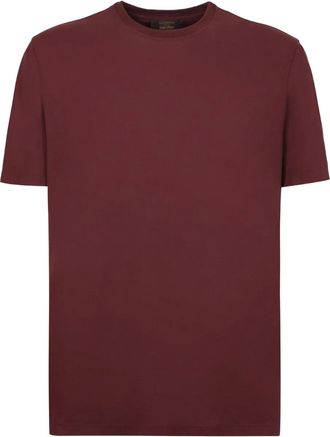 Slowear T-shirt con girocollo a coste - Viola