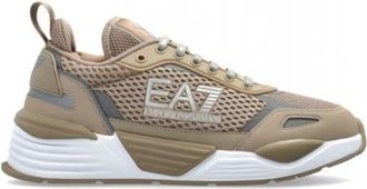 Emporio Armani X8X159 Xk 379 U499 - Heren - Sneakers - Beige - 42 EU - Leer - Schoenen
