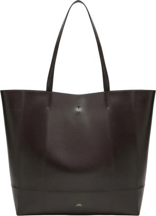 Toteme Tassen, Dames, Bruin, ONE Size, Leer, Roam Leren Tote