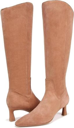 Naturalizer Womens Naturalizer Deesha I8394L2203 Brown Leather Wide Calf Boots HAWK3186