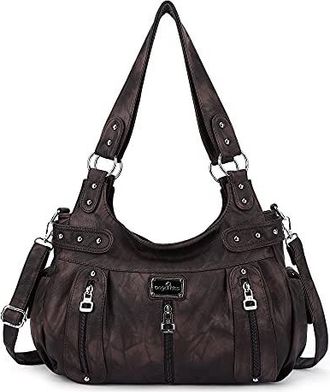 Sac à Main Bandoulière Angel Kiss Pour Femme - Cuir Vert D'eau, Neuf Sans étiquette