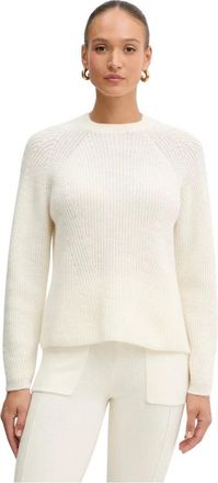 Twinset Maglione Girocollo in Misto Alpaca - - Knitwear - Donna - Beige - M