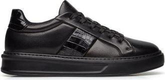 Fabi Lew - Heren - Sneakers - Zwart - 41 1/2 EU - Leer - Schoenen