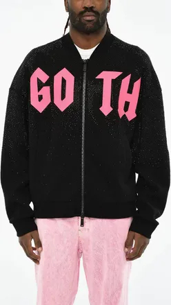 Dsquared2 Felpa in Tessuto Tecnico con Strass Dsquared2