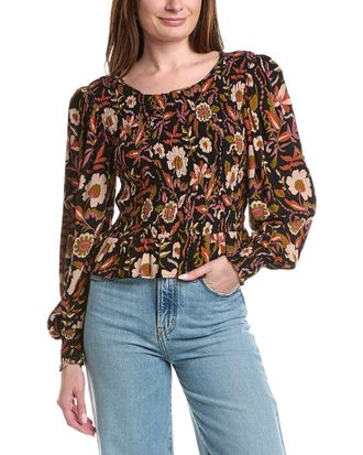 Saltwater Luxe Printed Blouse