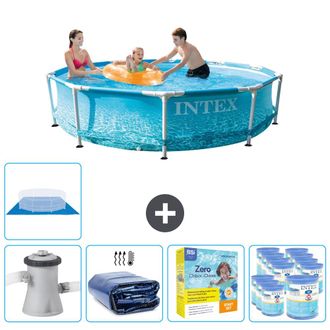 Intex Piscina Con Estructura Redonda - 305x76 Cm - 8-piezas Scb22