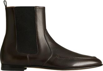Kiton Enkellaars - Dames - Chelseaboots - Bruin - 40 EU - Leer - Schoenen