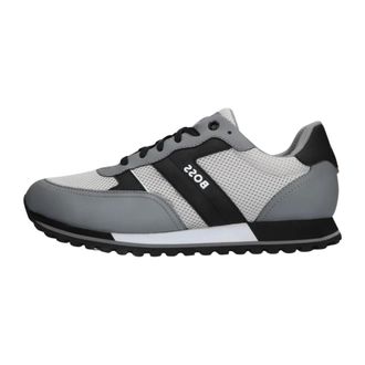 HUGO BOSS Schoenen, Heren, Grijs, 44 EU, Leer, Parkour-L Runn