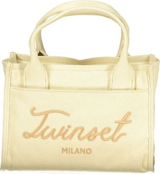 Twinset Beige Cotton Women Womens Handbag