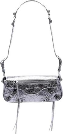 Balenciaga Pre-owned Le Cagole Sling Bag - Dames - Vintage Schoudertas - Grijs - ONE Size - Leer - Vintage