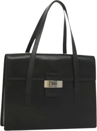 Burberry Pre-owned Handbags, female, Black, Size: ONE SIZE Pre-owned Hand Bag