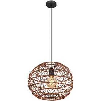 Globo Lighting L&aacute;mpara Colgante - Senni - Marr&oacute;n - Metal - &Oslash; 39cm - E27