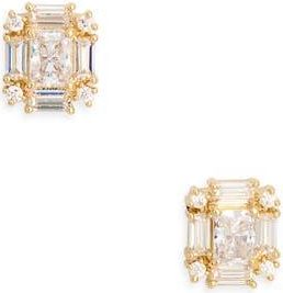 Nadri Nolita Halo Stud Earrings in Gold at Nordstrom Rack