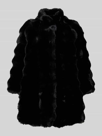 A|X Armani Exchange Mantel aus Kunstfell mit Stehkragen in Black, Gr&ouml;&szlig;e L