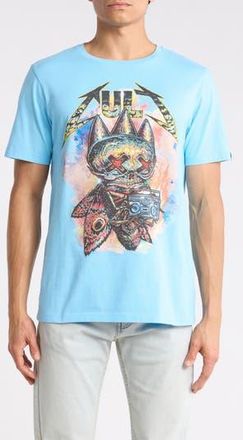 Cult of Individuality Fly Graphic Tee in Baltic Sea at Nordstrom Rack, Size X-Large