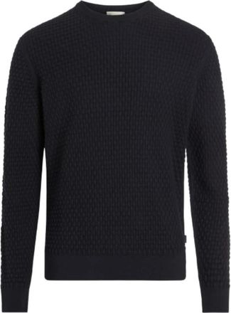 Calvin Klein Rondgebreide trui - Heren - Ronde hals truien - Zwart - XS - Truien & Vesten