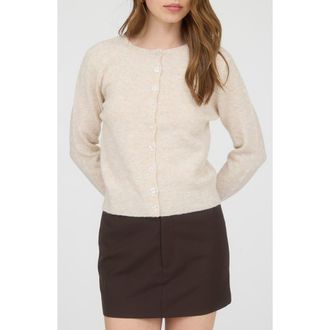 Blu Pepper Button Down Cardigan in Cream at Nordstrom Rack, Size Medium