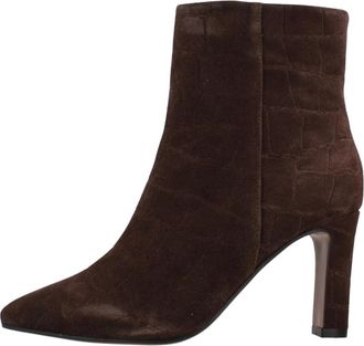 Regarde le ciel Faby Boot - Dames - Laarzen met Hak - Bruin - 38 EU - Leer - Schoenen