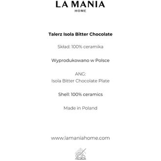 OEM Plato De Chocolate Amargo Isola
