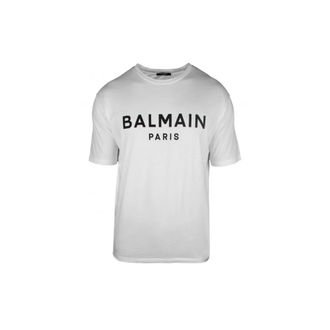 Balmain Hombre, Camisetas, Blanco, Talla: L