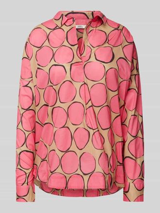 0039 Italy 0039 Italy Blusenshirt mit V-Ausschnitt Modell DARRY in Pink, Gr&ouml;&szlig;e XS