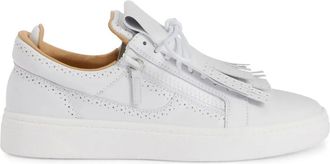 Giuseppe Zanotti GZ94 leather sneakers - White