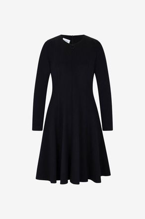 Akris Ausgestelltes kurzes Kleid aus Milanojersey