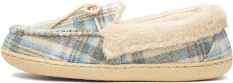 Jo & Joe Pembroke Moccasin Faux Fur Lined Slipper 5 UK Pembroke Oatmeal