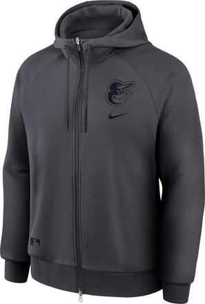 Nike Baltimore Orioles Authentic Collection Nike Mens Dri-Fit MLB Full-Zip Hoodie in Grey | 03B300OTOLE-29Q