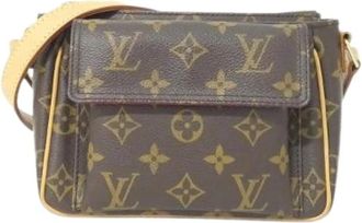 Louis Vuitton Pre-owned Cross Body Bags, female, Brown, Size: ONE SIZE Pre-owned Monogram Viva Cite Shoulder Bag