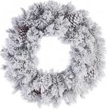 BIZZOTTO Bizzotto - Arves Corona Navide&ntilde;a Nevado 60 Cm Detr&aacute;s De La Puerta