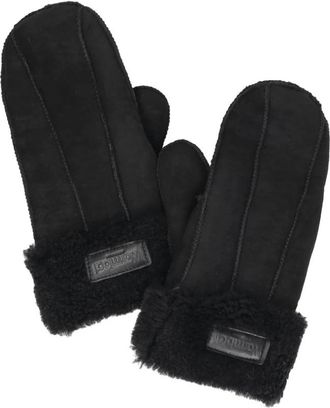 Warmbat Lammy Patchwork Handschoenen - unisex - Handschoenen - Zwart - L - Wol - Accessoires