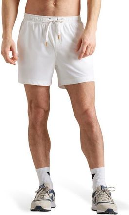 Rhone Pursuit 5-Inch Lined Shorts in White at Nordstrom, Size Xx-Large