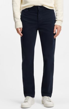 Boss Orange by Hugo Boss Chinohose BOSS ORANGE Regular, Herren, Gr. 30, L&auml;nge 32, blau (dunkelblau404), Web, Obermaterial: 97% Baumwolle, 3% Elasthan, unifarben, regular fit l