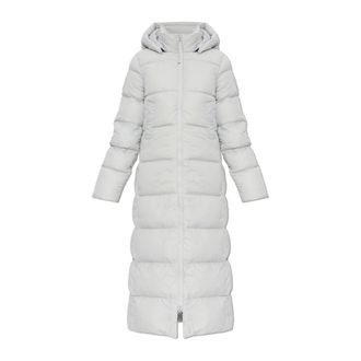 Canada Goose Jassen, Dames, Grijs, M, Leer, Mystique Down Jacket
